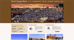 Desktop Screenshot of desertevasionmaroc.com